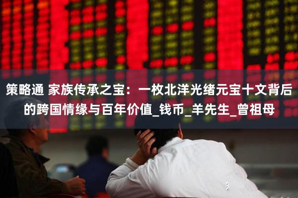 策略通 家族传承之宝：一枚北洋光绪元宝十文背后的跨国情缘与百年价值_钱币_羊先生_曾祖母