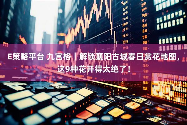 E策略平台 九宫格｜解锁襄阳古城春日赏花地图，这9种花开得太绝了！